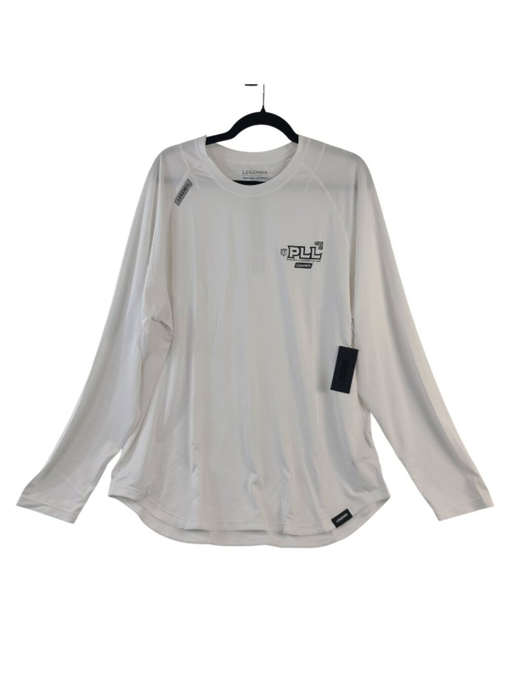 NEW Legends Enzo Long Sleeve White Shirt Sz XXL Men's Lacrosse Apparel
